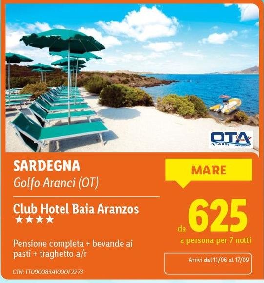 Club Hotel Baia Aranzos