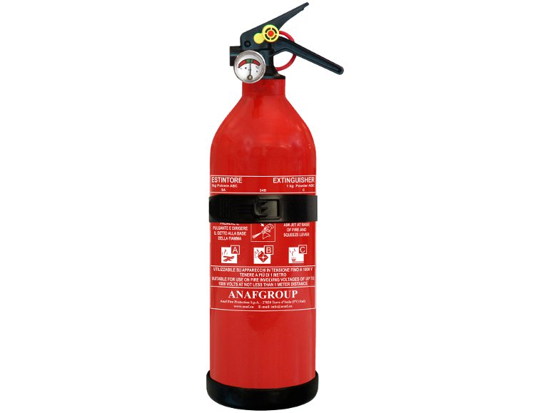 Estintore a polvere 1kg "ANAF"