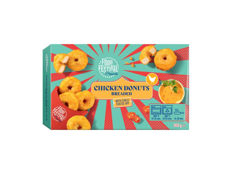 Snack di pollo panato