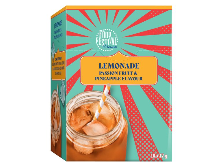 Bustine per limonata istantanea