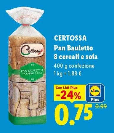 Certossa - Pan Bauletto 8 Cereali E Soia