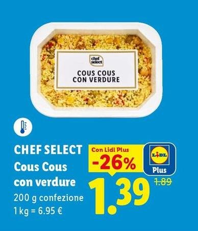 Chef Select - Cous Cous Con Verdure