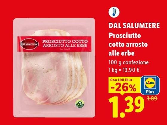 Dal Salumiere - Prosciutto Cotto Arrosto Alle Erbe