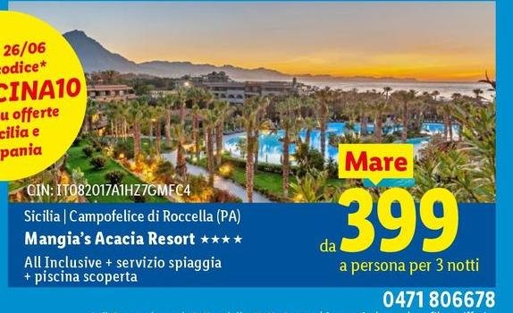 Mangia's Acacia Resort