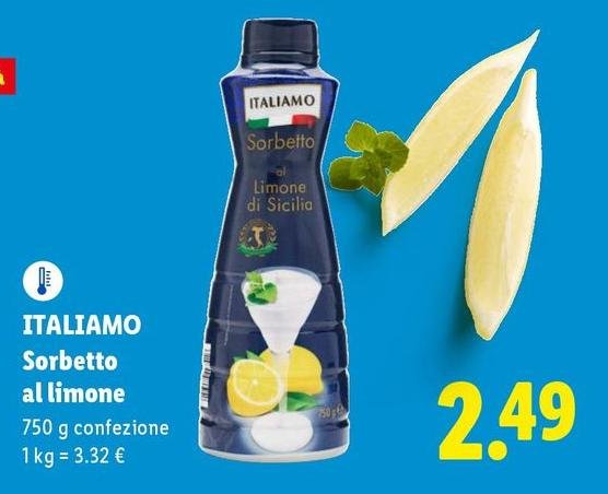 Italiamo - Sorbetto Al Limone