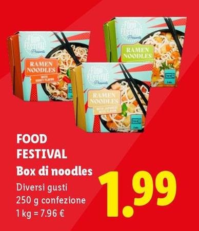 Food Festival - Box Di Noodles