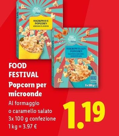 Food Festival - Popcorn Per Microonde