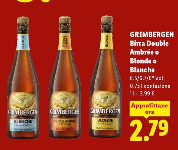 Grimbergen - Birra Double Ambrée