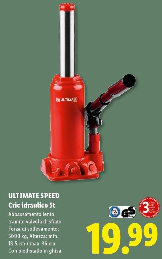 Ultimate Speed - Cric Idraulico 5t