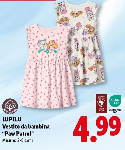 Lupilu - Vestito Da Bambina "Paw Patrol"
