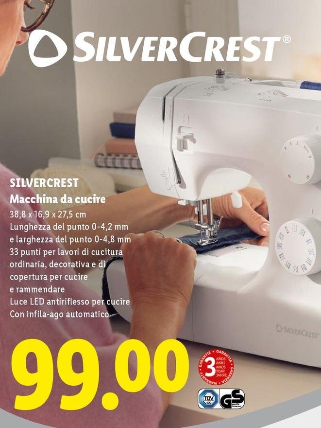 Silvercrest - Macchina Da Cucire