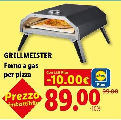 Grillmeister - Forno A Gas Per Pizza