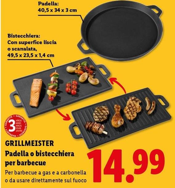 Grillmeister - Padella Per Barbecue