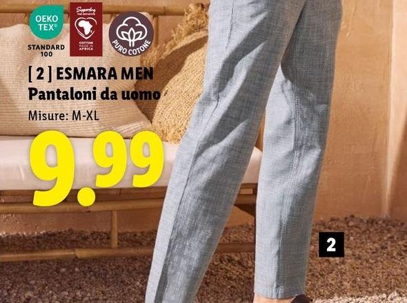 Esmara Men - Pantaloni Da Uomo