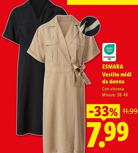 Esmara - Vestito Midi Da Donna
