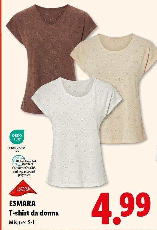 Oeko Tex - T-shirt Da Donna