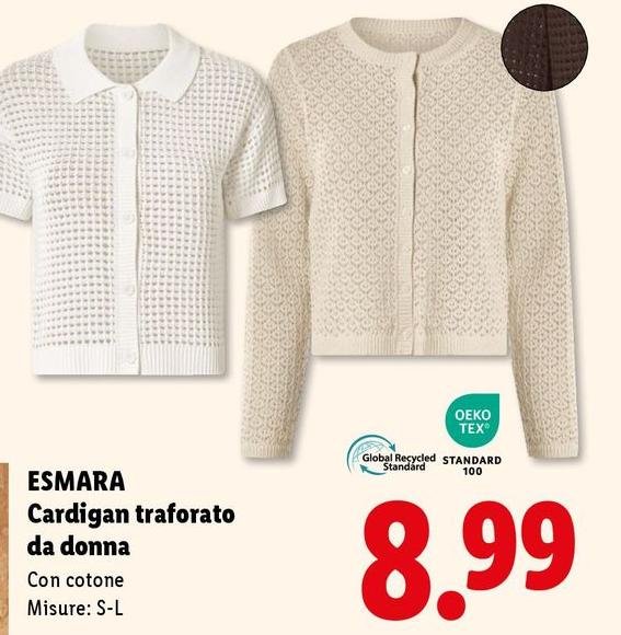Esmara - Cardigan Traforato Da Donna