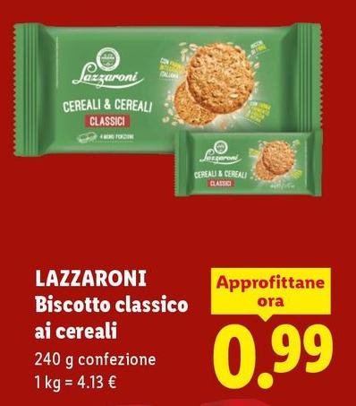 Lazzaroni - Biscotto Classico Ai Cereali