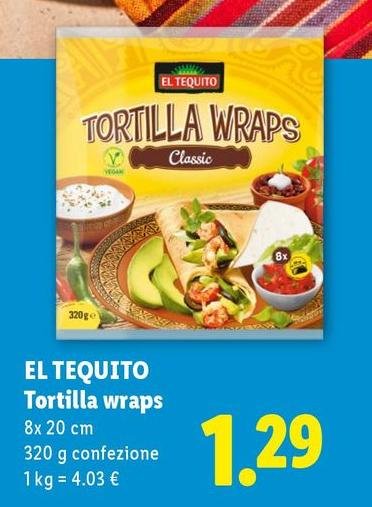 El Tequito - Tortilla Wraps