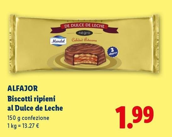Alfajor - Biscotti Ripieni Al Dulce De Leche