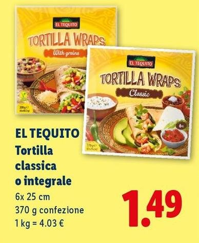 El Tequito - Tortilla Classica