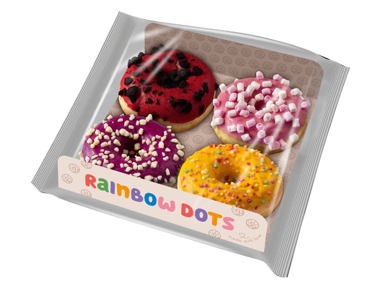 Ciambelle arcobaleno