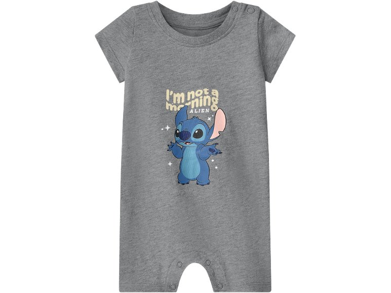 Pigiama corto intero da neonati "Mickey Mouse, Minnie, Stitch"
