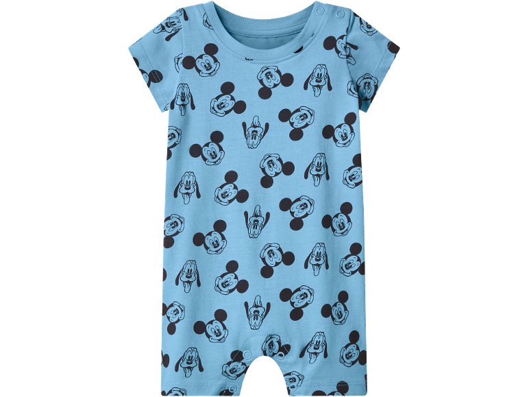 Pigiama corto intero da neonati "Mickey Mouse, Minnie, Stitch"