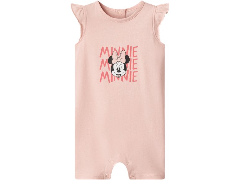 Pigiama corto intero da neonati "Mickey Mouse, Minnie, Stitch"