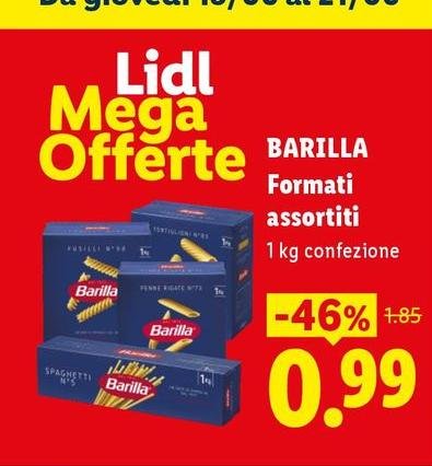 Barilla - Formati 1 Kg