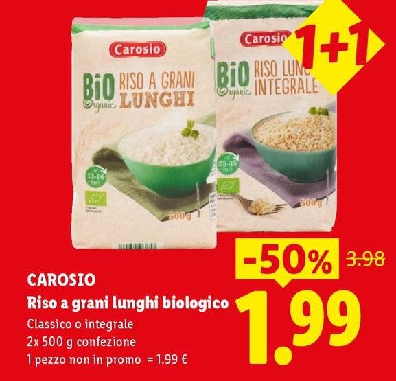 Carosio - Riso A Grani Lunghi Biologico