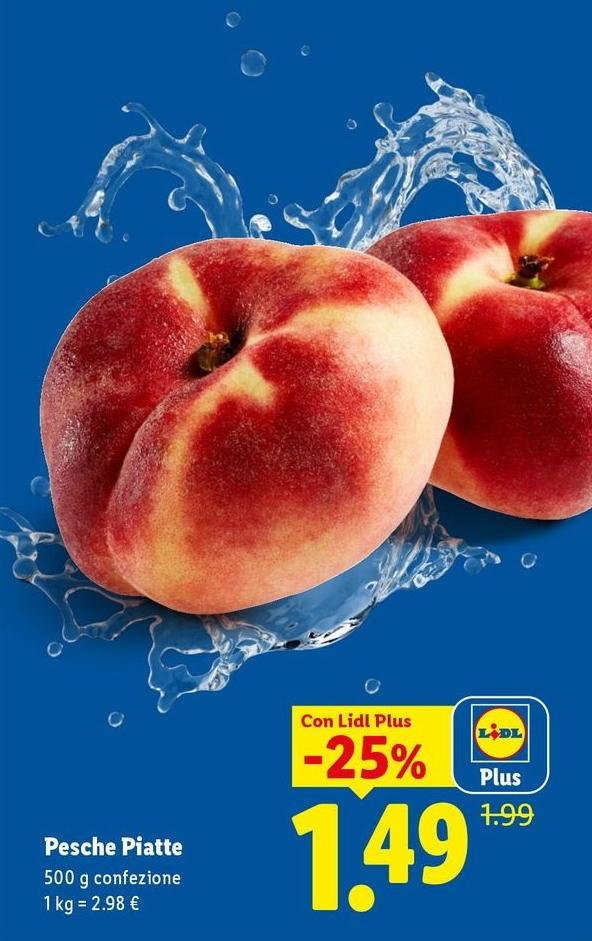 Pesche Piatto