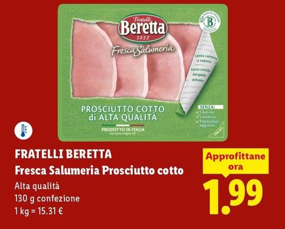 Fratelli Beretta - Fresca Salumeria Prosciutto Cotto