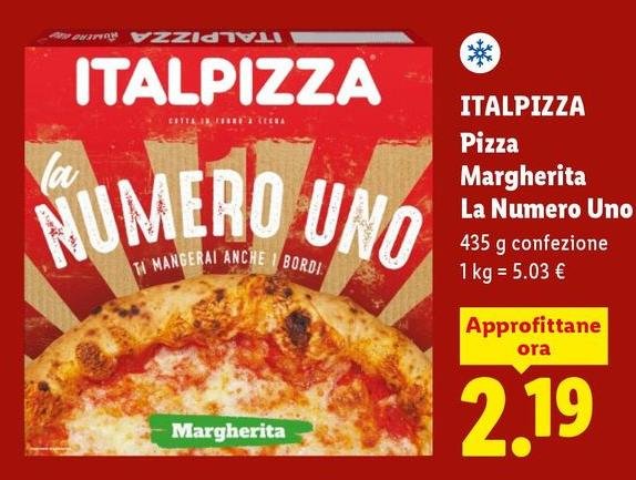 Italpizza - Pizza Margherita La Numero Uno