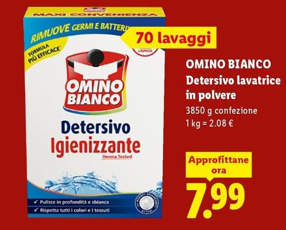 Omino Bianco - Detersivo Lavatrice In Polvere