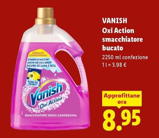 Vanish - Oxi Action Smacchiatore Bucato