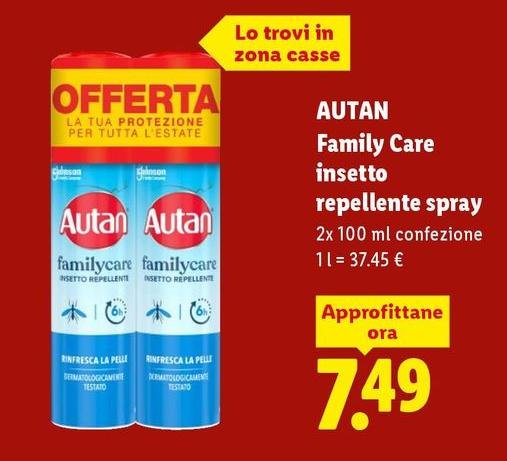 Autan - Family Care Insetto Repellente Spray
