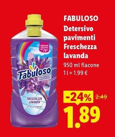 Fabuloso - Detersivo Pavimenti Freschezza Lavanda