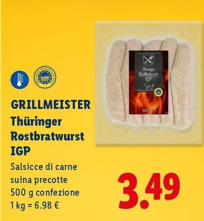 Grillmeister - Thuringer Rostbratwurst IGP