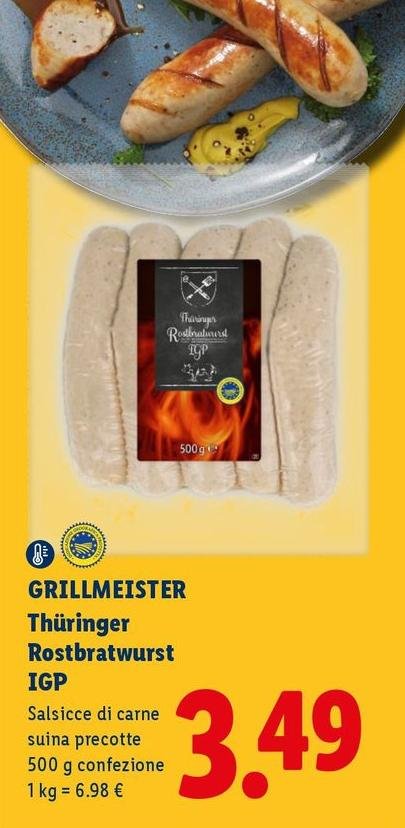 Grillmeister - Thuringer Rostbratwurst IGP