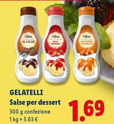 Gelatelli - Salse Per Dessert