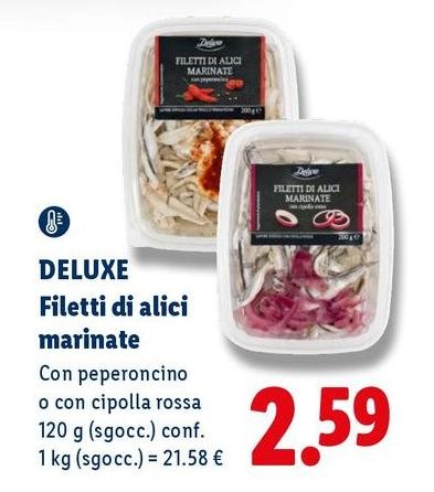Deluxe - Filetti Di Alici Marinate