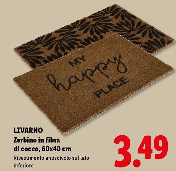 Livarno - Zerbino In Fibra Di Cocco, 60x40 Cm