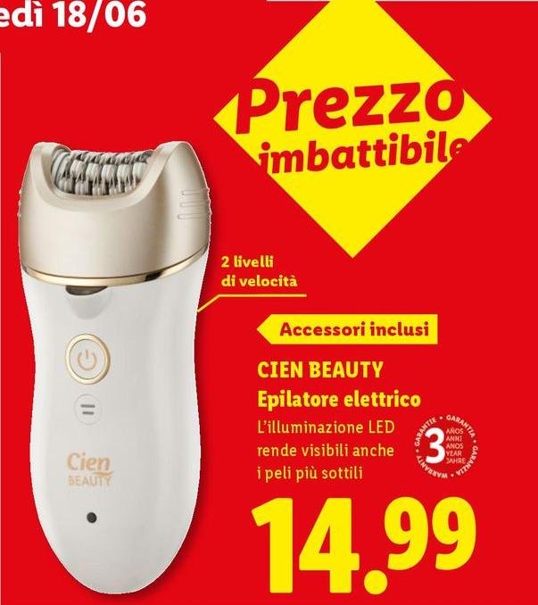 Cien Beauty - Epilatore Elettrico