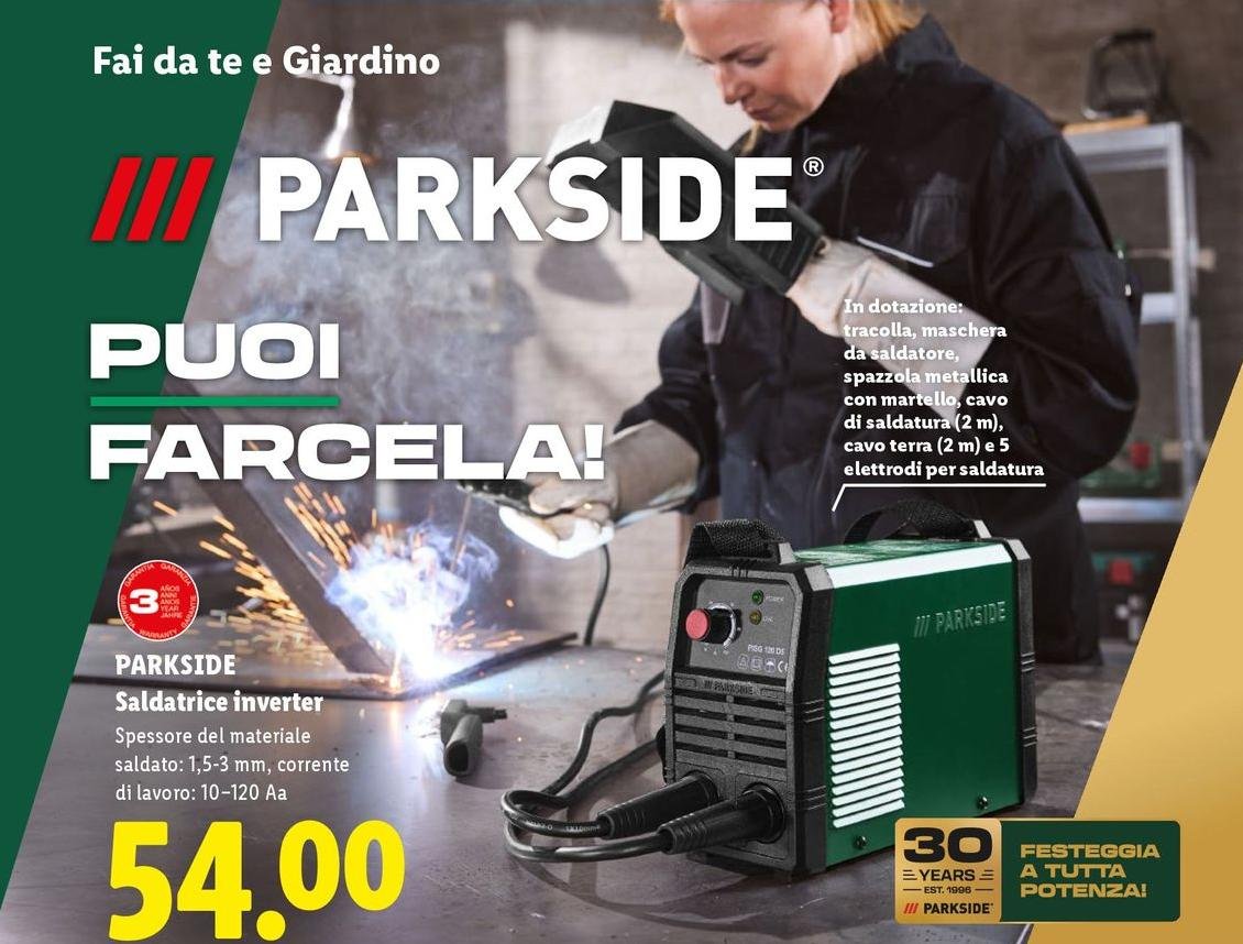 Parkside - Saldatrice Inverter
