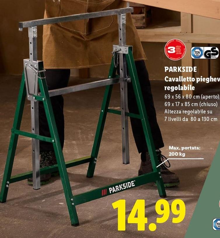 Parkside - Cavalletto Pieghevole Regalobile