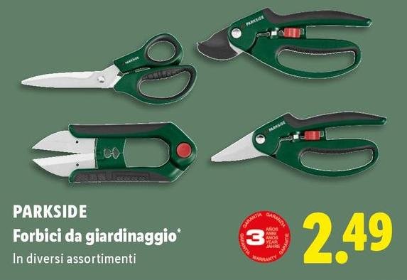 Parkside - Forbici Da Giardinaggio