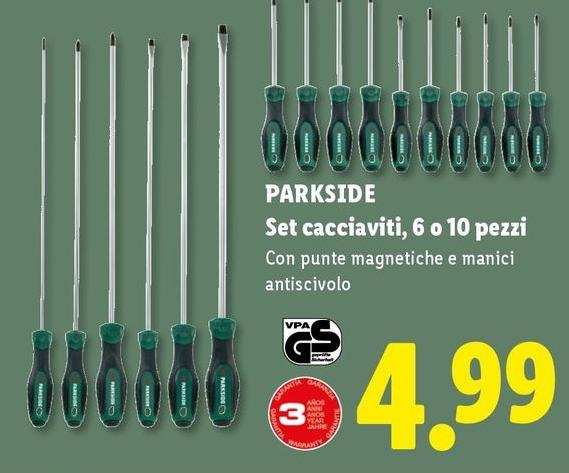 Parkside - Set Cacciaviti