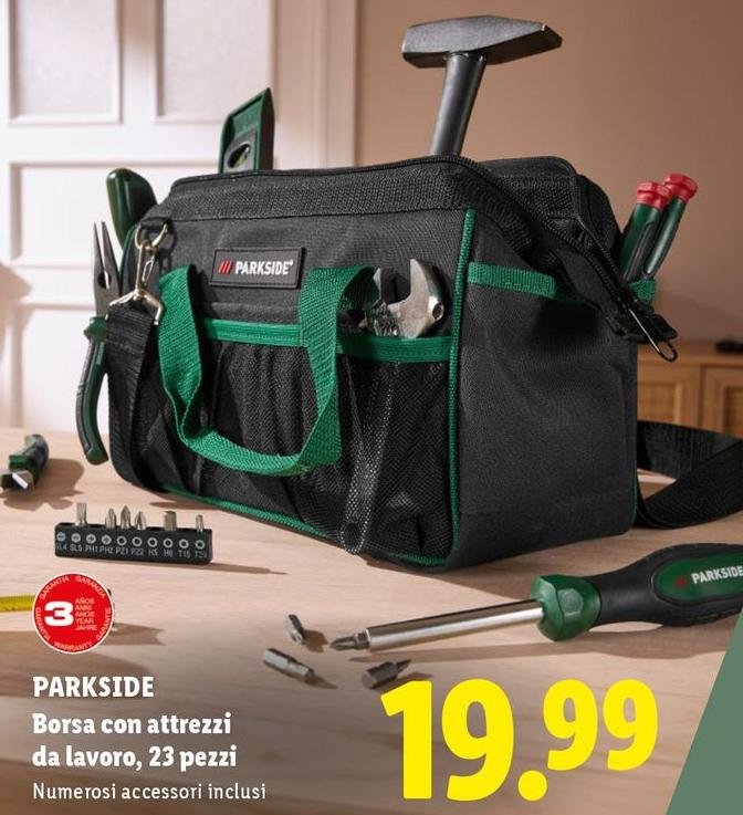 Parkside - Borsa Con Attrezzi Da Lavoro