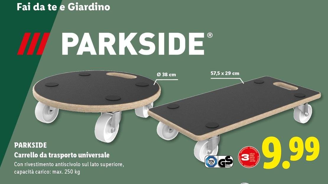 Parkside - Carrello A Trasporto Universale